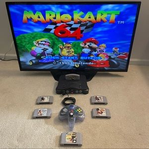 *SOLD* (BUNDLE) Nintendo 64 Console W/6 Games & Accessories!!